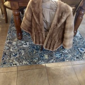Vintage fur cape